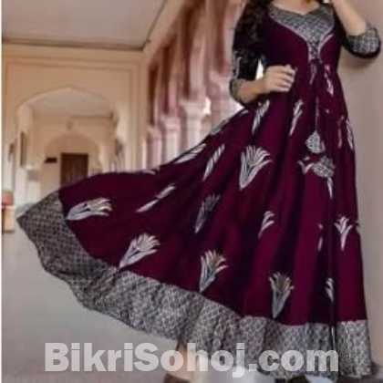 1piece long koti For Stylish Women Girls Red